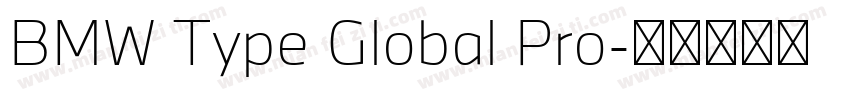 BMW Type Global Pro字体转换
